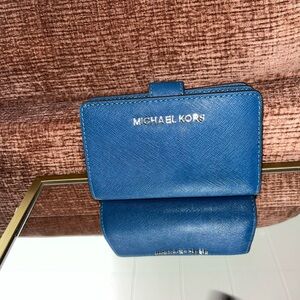 Michael Kors Vibrant Blue Wallet